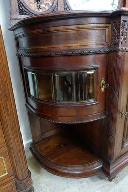 French Walnut Marble Top & Mirror Back Buffet | Antique & Vintage | Moonee Ponds Antiques | Australia Wide Delivery