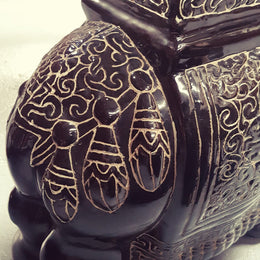 Vintage Chinese Elephant Planter Stand