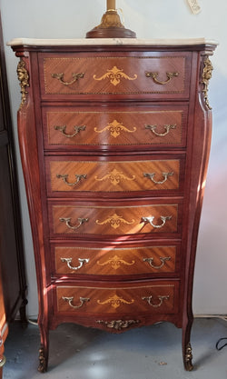 Vintage Decorative Louis XV Style Chest of 6 Drawers | Antique & Vintage | Moonee Ponds Antiques | Australia Wide Delivery