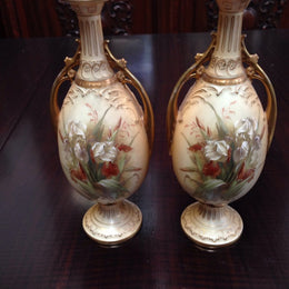 Pair Austrian Vases