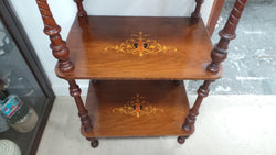 A Beautiful Victorian English Inlaid And Detailed Carved Whatnot | Antique & Vintage | Moonee Ponds Antiques | Australia Wide Delivery