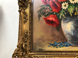 French Gilt Framed Floral Oil On Canvas | Antique & Vintage | Moonee Ponds Antiques | Australia Wide Delivery