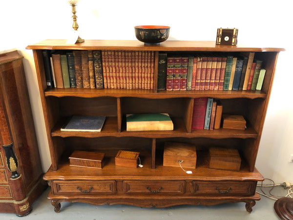 Beautiful French oak Bookcase with Drawers