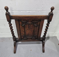 Antique English Oak Jacobean style Fireplace Screen | Antique & Vintage | Moonee Ponds Antiques | Australia Wide Delivery