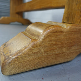 Amazing Rustic Oak French 10 seater refectory farmhouse table. This table can very comfortably seat 10 people and 12 if needed. The top has a charming natural rustic feel and it is in very good original detailed condition.
