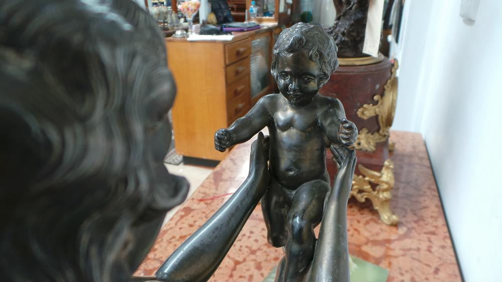 French Art Deco Century Maiden Statue | Antique & Vintage | Moonee Ponds Antiques | Australia Wide Delivery