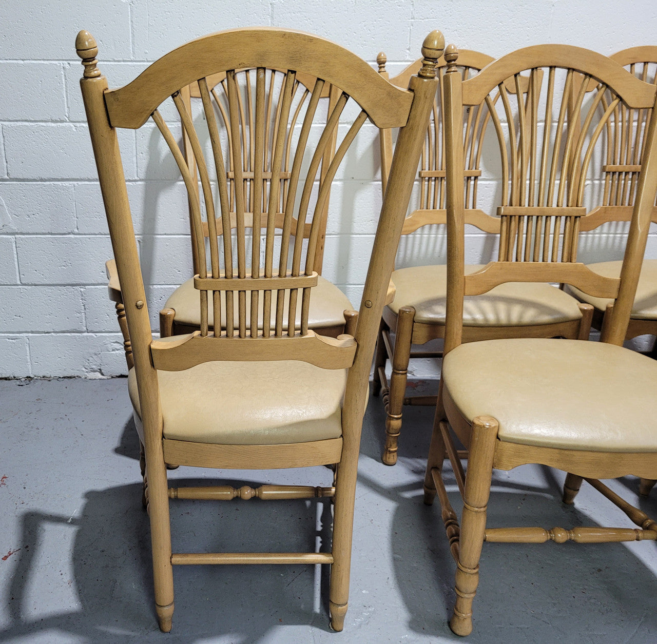 French Country Style Set of Six Dining Chairs & Two Carvers | Antique & Vintage | Moonee Ponds Antiques | Australia Wide Delivery