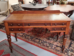 Fabulous Victorian Cedar Leather top Desk | Antique & Vintage | Moonee Ponds Antiques | Australia Wide Delivery