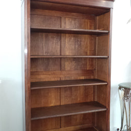 Louis Phillipe Mahogany French Open Bookcase