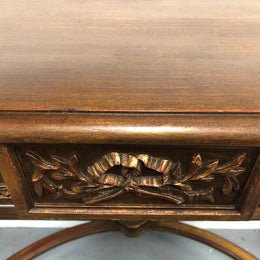 Hard to find 19th Century Louis XV gilded walnut console table in very good condition.
