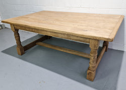 French Country Style Bleached Oak Farmhouse Table | Antique & Vintage | Moonee Ponds Antiques | Australia Wide Delivery