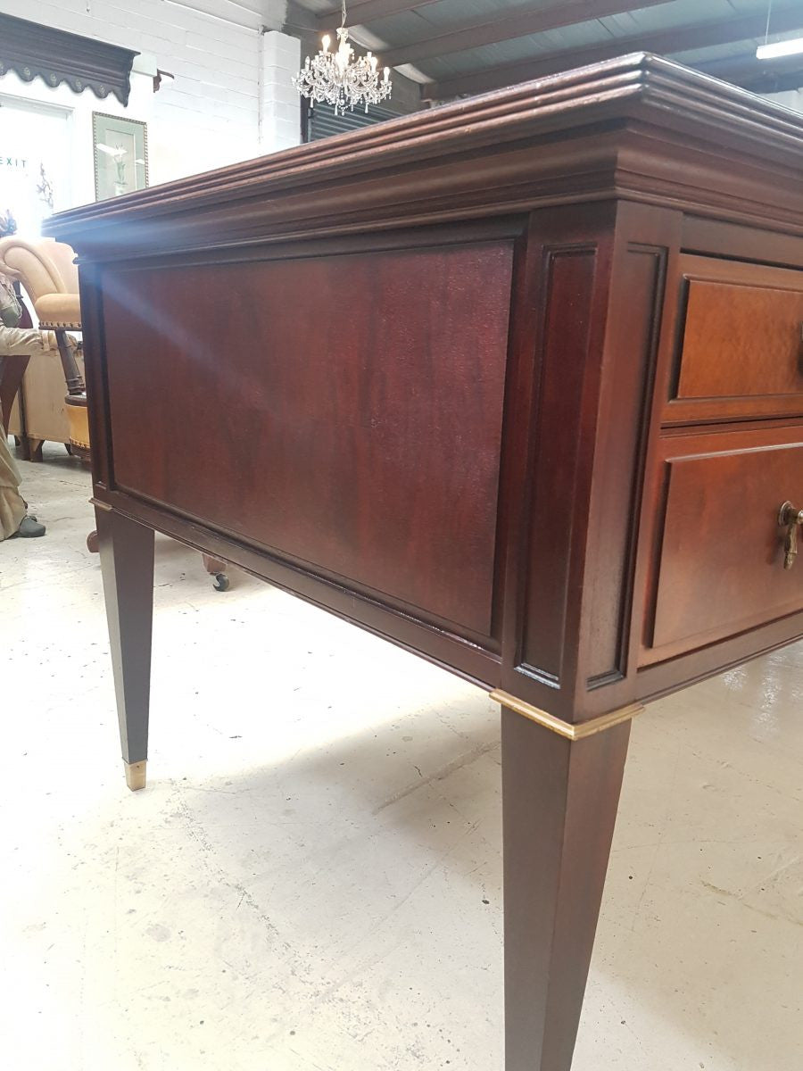 French Mahogany Partners Desk