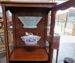 Walnut Louis XV Style Display Cabinet | Antique & Vintage | Moonee Ponds Antiques | Australia Wide Delivery