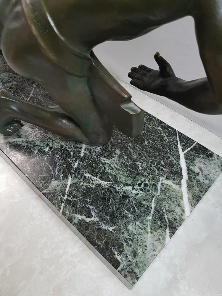 Art Deco Bronze Statue-1 | Antique & Vintage | Moonee Ponds Antiques | Australia Wide Delivery
