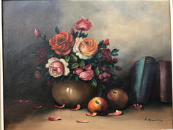 Stunning Floral oil on canvas | Antique & Vintage | Moonee Ponds Antiques | Australia Wide Delivery