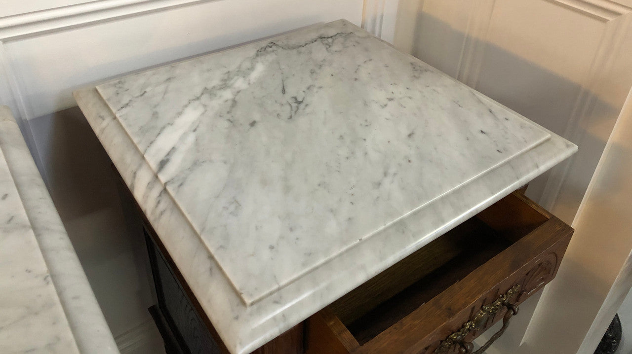 Beautiful Pair of French Arts and Crafts Bedsides | Antique & Vintage | Moonee Ponds Antiques | Australia Wide Delivery