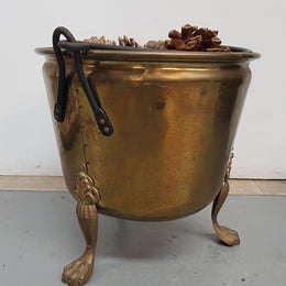 Vintage Brass Coal Bucket