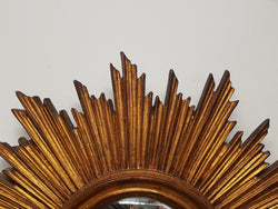 Petite French Starburst Mirror | Antique & Vintage | Moonee Ponds Antiques | Australia Wide Delivery