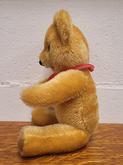 “Merry Thought” Golden Mohair fully Jointed Teddy Bear | Antique & Vintage | Moonee Ponds Antiques | Australia Wide Delivery