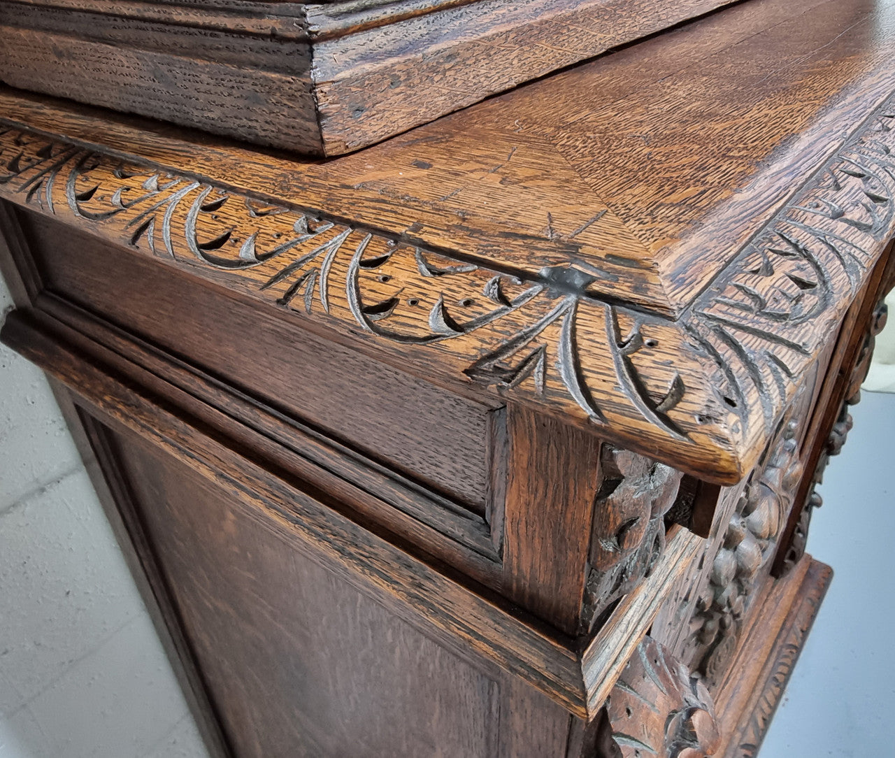 19th Century French Oak Gothic Style Cabinet | Antique & Vintage | Moonee Ponds Antiques | Australia Wide Delivery