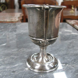 Sterling Silver Golf Club Trophy