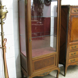 French Walnut Vitrine-1