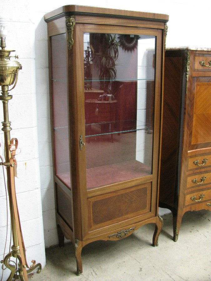 French Walnut Vitrine-1 | Antique & Vintage | Moonee Ponds Antiques | Australia Wide Delivery