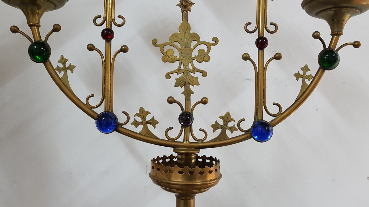 Antique Church Candle Holder Moonee Ponds Antiques