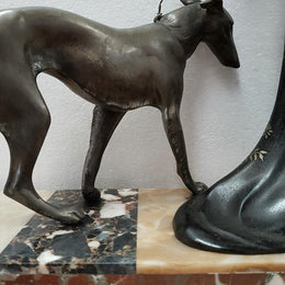 Signed Art Deco Figural Group