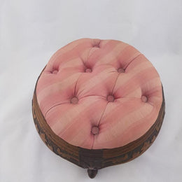 Mid Victorian Carved Foot Stool