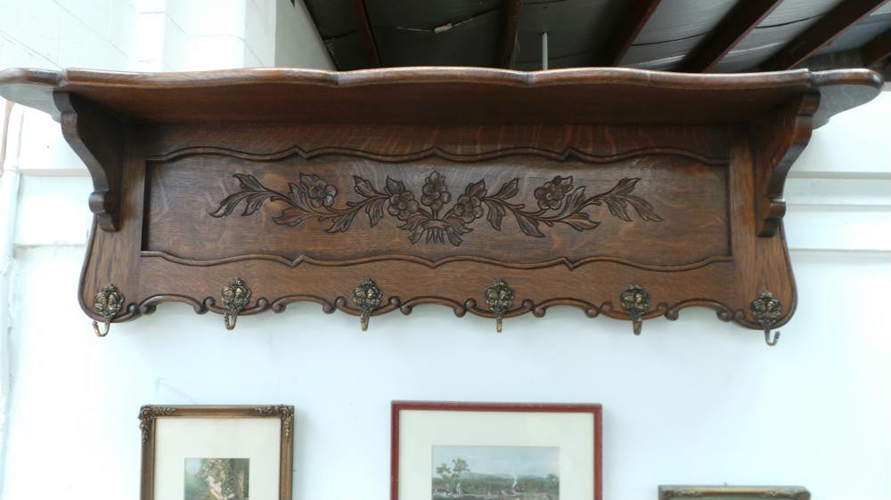 Sensational French Coat Wall Rack | Antique & Vintage | Moonee Ponds Antiques | Australia Wide Delivery