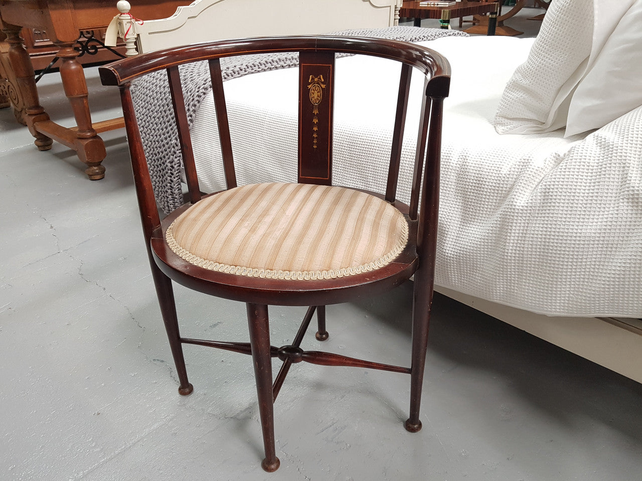 French Louis XVI Style Bedroom Chair