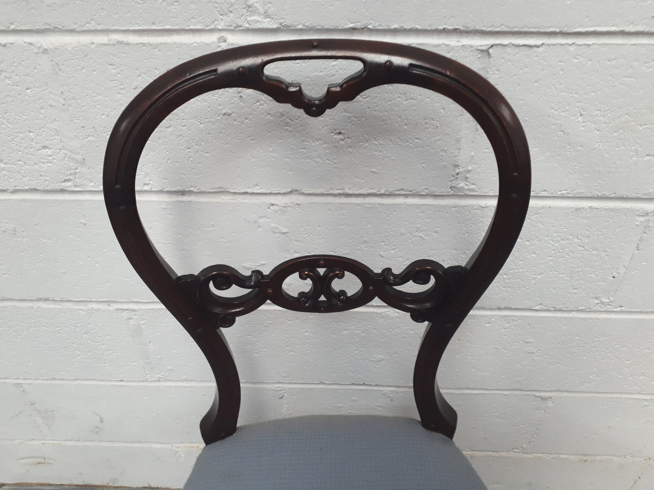 Late Victorian Mahogany Bedroom Chair | Antique & Vintage | Moonee Ponds Antiques | Australia Wide Delivery