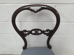 Late Victorian Mahogany Bedroom Chair | Antique & Vintage | Moonee Ponds Antiques | Australia Wide Delivery