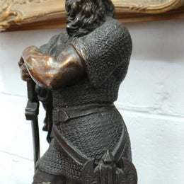 Pair of Victorian Viking Statues