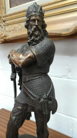 Pair of Victorian Viking Statues | Antique & Vintage | Moonee Ponds Antiques | Australia Wide Delivery