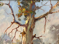 Oil On Board By Bill Ambagtsheer Titled "Grazing Near Beechworth " | Antique & Vintage | Moonee Ponds Antiques | Australia Wide Delivery