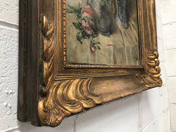 French Style Floral painting | Antique & Vintage | Moonee Ponds Antiques | Australia Wide Delivery