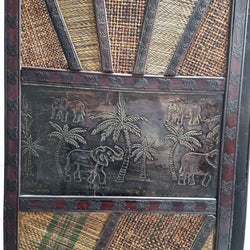Vintage Three Panel Room Divider With Elephants | Antique & Vintage | Moonee Ponds Antiques | Australia Wide Delivery
