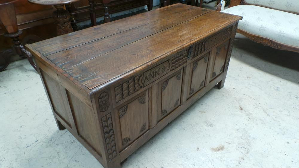 Antique French Oak Coffer-Chest | Antique & Vintage | Moonee Ponds Antiques | Australia Wide Delivery