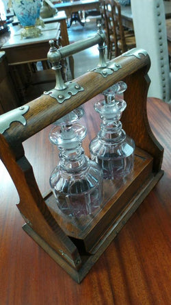 Late Georgian Tantalus Decanter Set | Antique & Vintage | Moonee Ponds Antiques | Australia Wide Delivery
