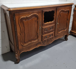 French Oak Louis XV Style Beautifully Carved Sideboard | Antique & Vintage | Moonee Ponds Antiques | Australia Wide Delivery