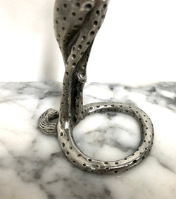 Royal Selangor "Frankli Wild" Leopard-Cheetah Champagne Glass | Antique & Vintage | Moonee Ponds Antiques | Australia Wide Delivery