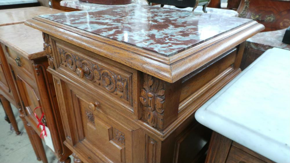 French Oak Single Bedside Cabinet