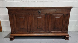 Rustic Early 19th Century French Oak Trunk | Antique & Vintage | Moonee Ponds Antiques | Australia Wide Delivery