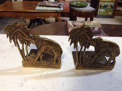 Pair Antique Brass Bookends | Antique & Vintage | Moonee Ponds Antiques | Australia Wide Delivery