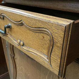 Large French Oak Sideboard-Buffet