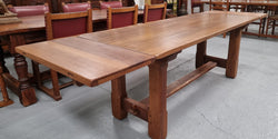 French Oak Farmhouse Table With Extension Leaves | Antique & Vintage | Moonee Ponds Antiques | Australia Wide Delivery