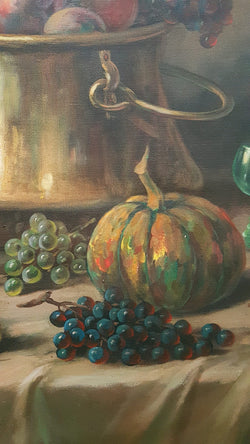 Large Signed M. Govers English Oil On Canvas | Antique & Vintage | Moonee Ponds Antiques | Australia Wide Delivery