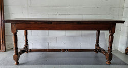 Appealing and Rare French Oak Farmhouse Extension Table | Antique & Vintage | Moonee Ponds Antiques | Australia Wide Delivery